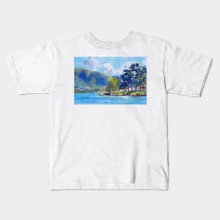 North Haven from the breakwall Kids T-Shirt